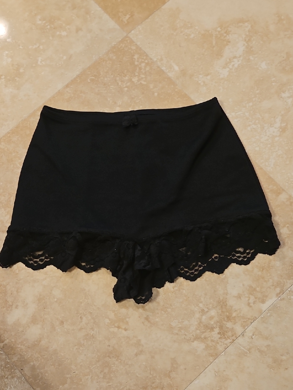 Nancy Ganz Black BodySlimmers Shaping Shorts with Mini Bow